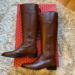 Tory Burch Tall Brown Riding Boots